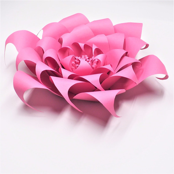 1 Pcs Hot Pink Giant Paper Flowers Nursery Wall Wedding Party Decor Bridal Shower Baby Photo Backdrop Large Flowers Wedding Arch