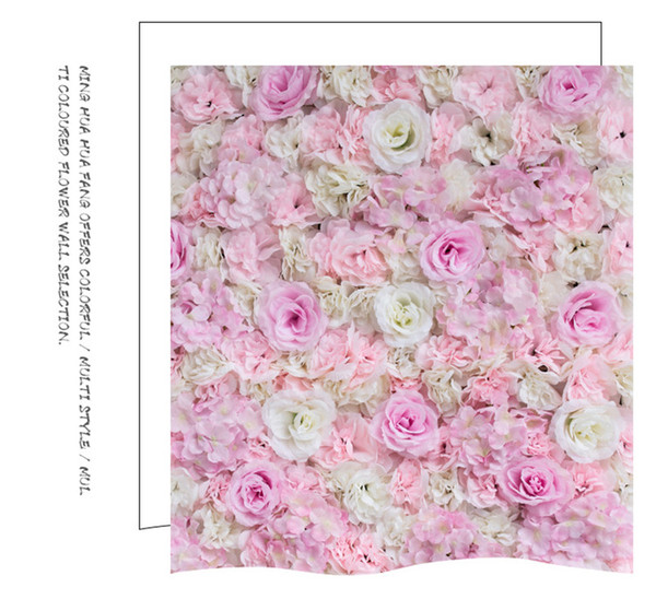 2019 New Product 60*40cm Promoting low-cost Rose Hydrangea Wall sales of wedding birthday party supplies cheaper