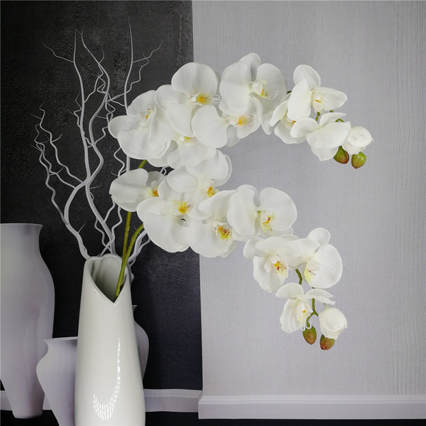 Artificial Butterfly Orchid Branch Flower Decoration Real Touch Flowers Simualtion Plants Wedding Home Office Party Decor