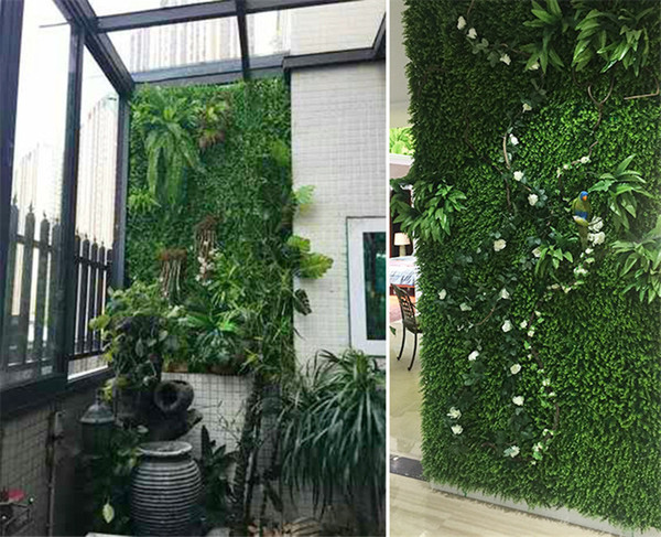 DIY Artificial Plastic Grass Leaves Flowers Flores Plants Fake Plants for Home Store Garden Imagine Wall Decoration