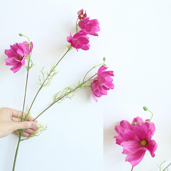 LIN MAN Silk Calliopsis Artificial Flower DIY Artificial Flower Bridal Wedding Shop Home Decoration Vase Flowers Free Shipping