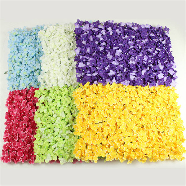 2019 New Simulated Hydrangea Flower Volleyball Wedding Carpet Wedding Film Building Simulated Flower Wall Wedding Party Decor