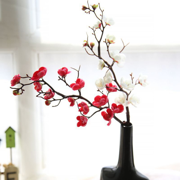 60 cm Large Plum Blossom Artificial Flowers and Cherry Blossoms for Home Decoration Wedding Fake Flowers