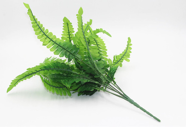 Vivid Persian Decorative Green grass foliage Green plant For Wedding Party decoration plant wall fern leaf