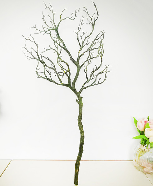 1PCS Artificial Black White Tree Branches Plastic Coral Artificial Flowers for Home Wedding Decorative Dried Tree Branches H90CM