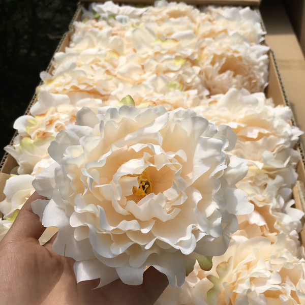 20pcs/lot Artificial Peony Flower Head Wedding Party Christmas Decoration DIY Silk Flower Wall Background decor Accessories