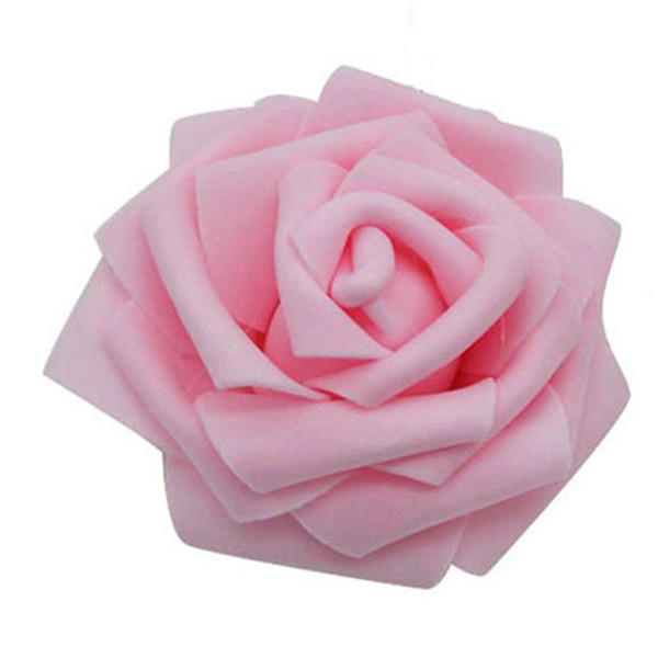 30Pcs/lot 8cm Artificial Foam Rose Flower Head Wedding Party Decor Supplies DIY Wreath Decorative Floristry Home Decor Flower 7