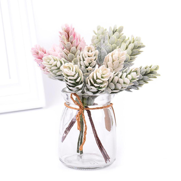 Artificial Flowers Pineapple Grass Fake Plant for Wedding Christmas Decoration DIY Craft Home Decor Wreath Scrapbooking