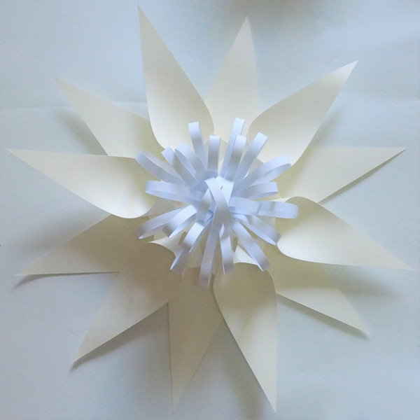 2018 1 Piece Artificial Giant Paper Flower Backdrop Wedding & Event Baby Nursery Decorations Baby Shower 20-40CM