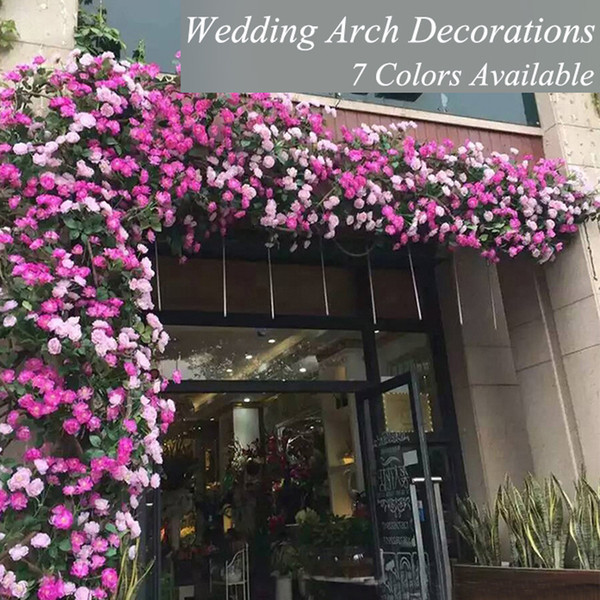 wedding bouquet artificial Wedding arch decoration large artificial cheap silk flowers hawaiian flowersbridal bouquet greenerymur fleurs mar