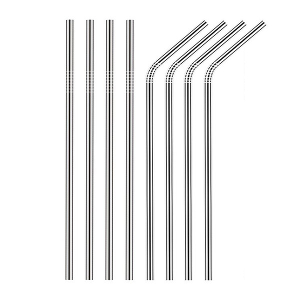 Stainless Steel Straws Durable Reusable Metal 20zo/30oz straw Brush 304 Stainless steel Drinking Straws Cleaning Brush Free Shipping