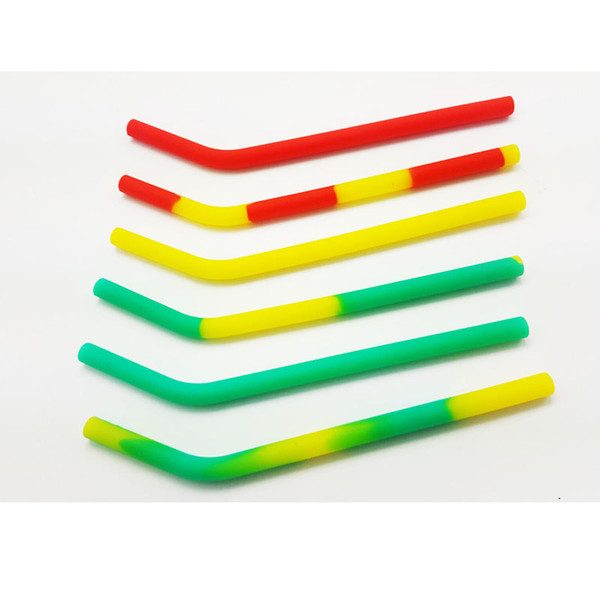 10 x Custom Silicone Rubber Drinking Straw Silly Straws Silicone Reusable Smoothie Straws