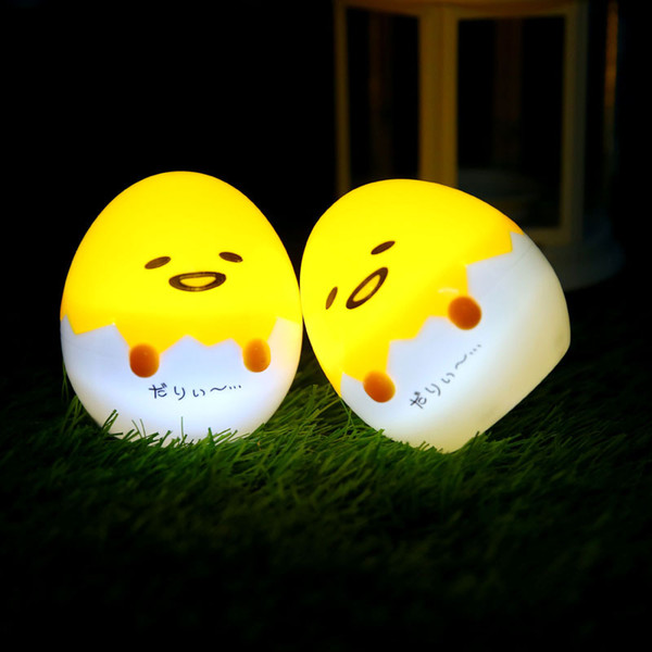 Cute Fashion Trends Halloween Christmas Gifts With Boxes Lazy Egg Egg Hugs Mini Night Light Decorative Decoration