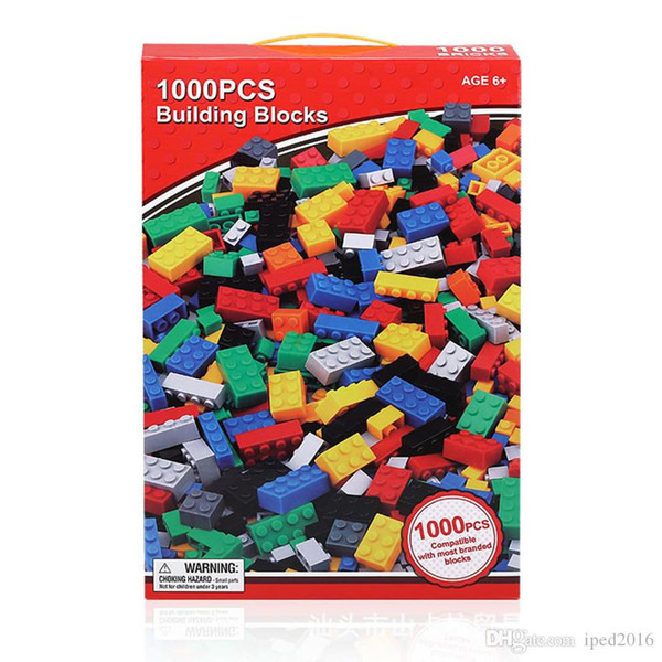 DIY Building Blocks 1000pcs Educational Toys ABS Material With Retail Package And Best Price For You