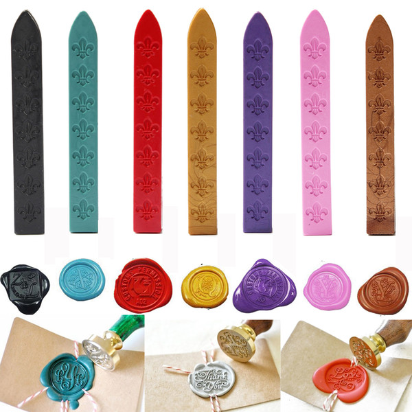 Mini Sealing Wax Sticks for Retro Seal Stamp Sealing Wedding Party Envelope Decorations Vintage Practical 3PCS Randomly