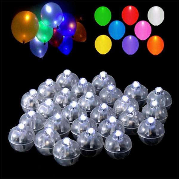 Mini Round LED Ball Lamp Balloon Light Changing Balloon Lights for Wedding Valentine's Day Christmas Party Decoration