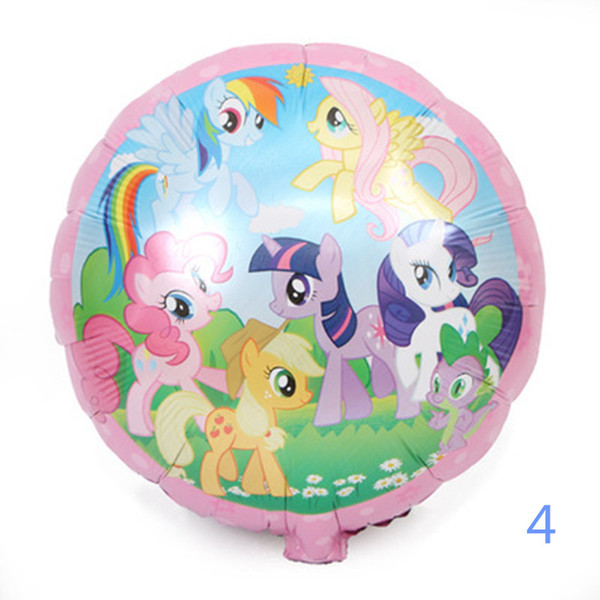 New Unicorn Party Balloon 12 Kinds Of 18inches Round Heart Foil Balloons For Kids Party Toys Balls Birthday Party With High Quality