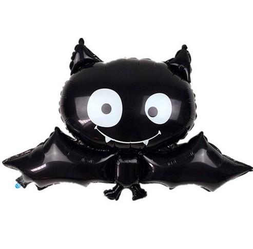 Trick or Treat Balloon 88cm * 64cm Black bat Halloween foil balloon toys for children birthday party balloons Kids Halloween Balloon Toys