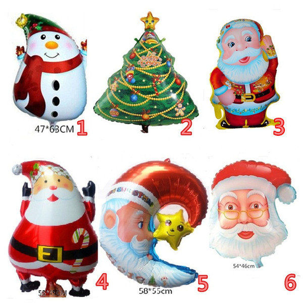 Christmas foil balloons merry Christmas balloons helium inflatable Balloon Christmas decoration classic toys gifts With Many Styles