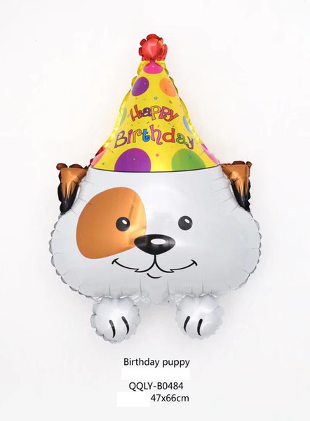 Wholesale Foil Balloons Large Dog Cartoon Birthday Puppy Helium Balloon Wedding Decorations Birthday Party Decora
8000
tions Kids Party Supplies