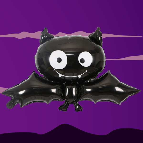 Large Black bat Halloween foil balloon toys for children birthday party balloons Kids Halloween Balloon Toys