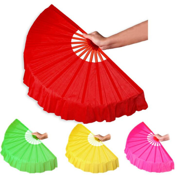 10pcs/lot Free Shipping New Arrival Chinese dance fan silk veil 5 colors available For Wedding Party favor gift