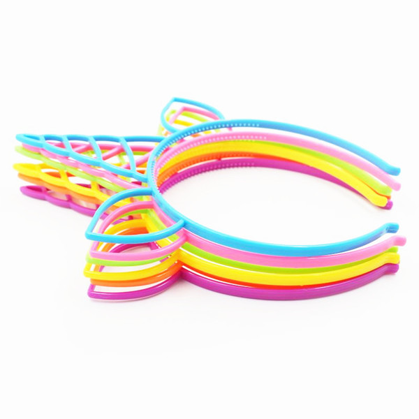 6pcs Unicorn Party Unicornio Headband Birthday Party Decorations Kids Baby Shower Boy Girl Gifts Event Party Decoration Supplies