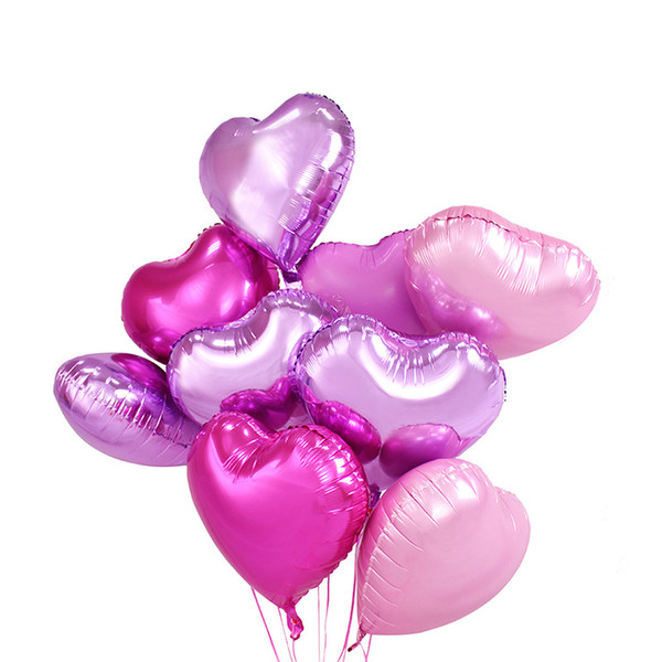 5pcs 10inch Romantic Heart Pearl Pink Foil Balloons Baby Shower Bride To Be Helium Globos Wedding Decoration Mariage Air Balls.Q