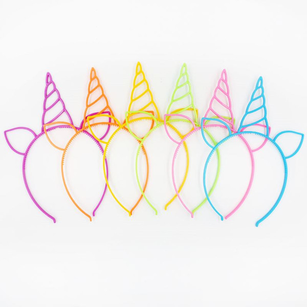 6pcs Unicorn Party Decoration Unicorn Headband Birthday Party Decorations Kids Baby Shower Kids Favors Festive Party Supplies