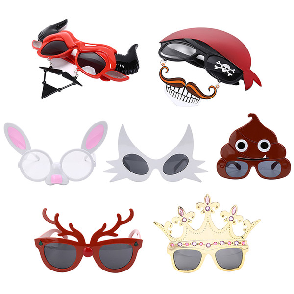 Beach Party Novelty Rabbit Crown Shirt Party Decorations Wedding Decor Sunglasses Hawaiian Funny Glasses Event Supplies