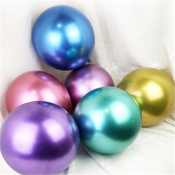 10pcs 12inch Pearl Latex Metallic Helium Balloons Birthday Baby Shower Wedding Unicorn Mermaid Party Decoration CPC14