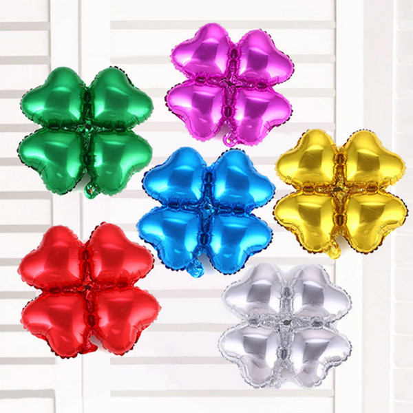 18 inch clover shaped Balloon Wedding ceremony arch column production Balloons Christmas mall holiday Decor diy Party Decorations Balloon