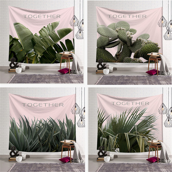 High Quality Tapestry Background Cactus Plant Home Cloth Beach Towel Living Room Decoration Wall decoration ECO Friendly