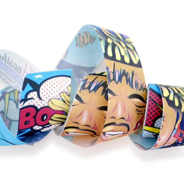 Free shipping 7/8''(23mm) 10 yard custom ribbon cartoon printed grosgrain ribbon, Making hair bows, festival decoration