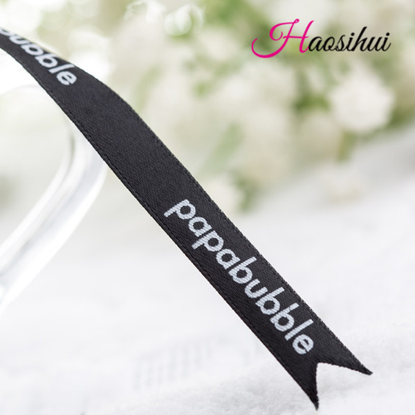 3/8''(10mm) Free design New arrival Custom Logo DIY satin ribbon Wedding & Personalized packing and customized logo ribbon