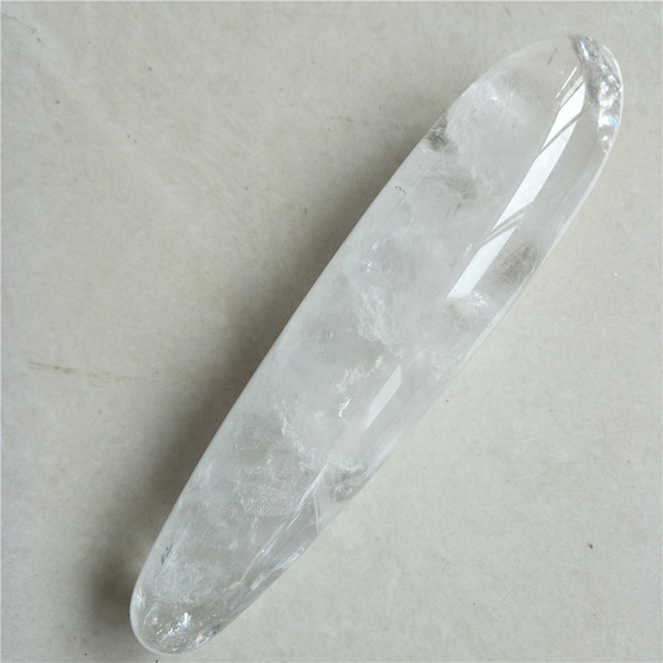 top quality big sizeclear quartz crystal massage wand yoni pleasure wand for women healing crystal clear quartz natural pleasure yoni wand