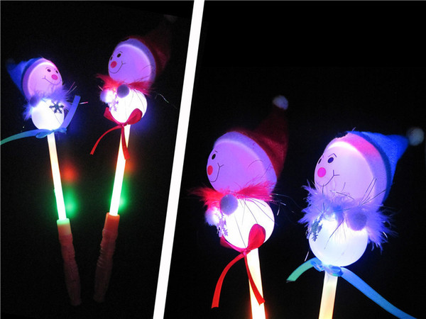 Street ideas of the new Christmas snowman glo-sticks luminous toy gifts manufacturers wholesale party activities