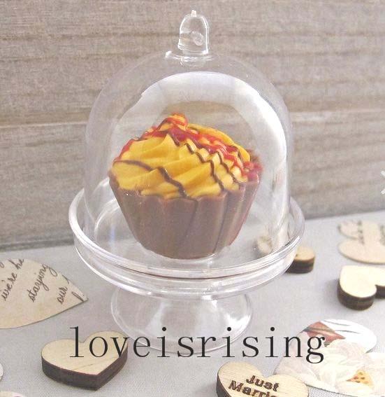 4 Color pick--20pcs/lot Mini Clear White Cupcake Boxes Wedding Favor Boxes For Lovely Baby Shower Party Supplies cake Box candy box