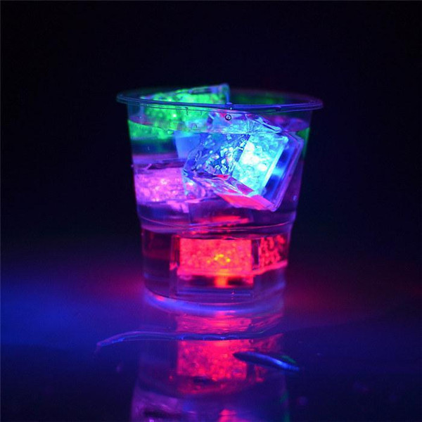 864pcs/lot Party Wedding Glowing Ice LED Light Ice Cubes Free Shipping 0920#20