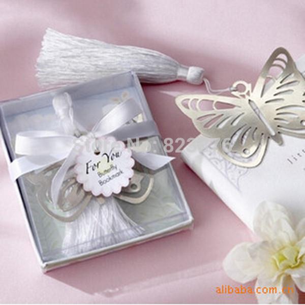 DHL Freeshipping 700pcs Elegant Butterfly Bookmark Wedding gift favor Kate Aspen popular