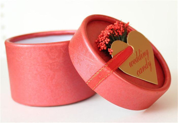 200pcs/lot Lavender Candy Box Cylindric Candy Box Wedding Party Gift box 0920#20