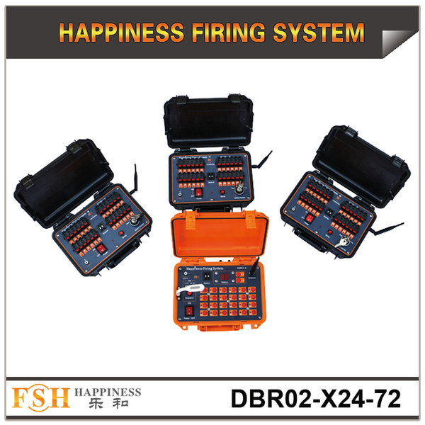 FedEX/DHL Free Shipping,72 cues wireless remote control sequential pyrotechnic fireworks firing system