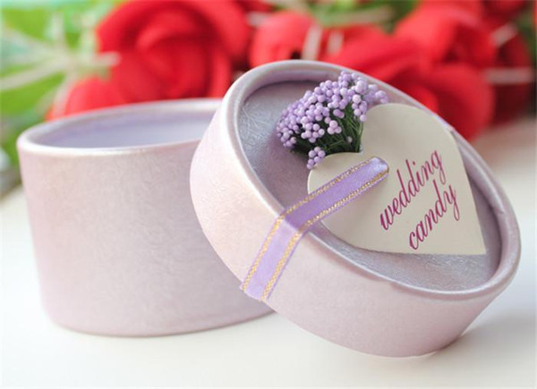 150pcs/lot lavender candy box wedding & party favor gift