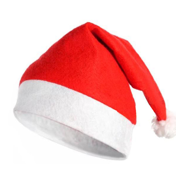 Quality 1000pcs New Christmas Supplies Cap Thic
10000
k Ultra Soft Plush Santa Claus Christmas Holiday Hat Adults/Kids Christmas Cap Santa Caus Hat