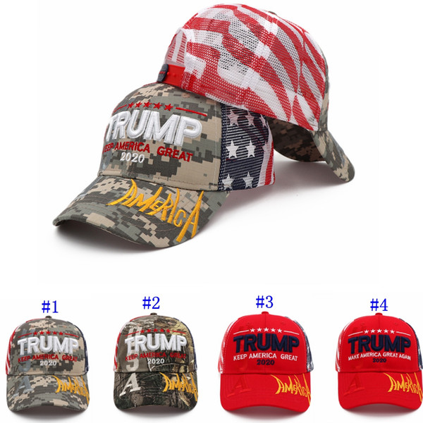 Donald Trump 2020 Cap Camouflage USA Flag Baseball Caps Keep America Great Again Snapback President Hat MMA2502