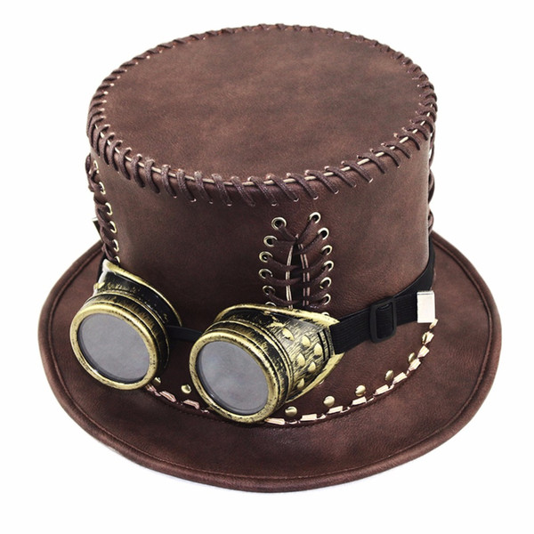 Steam punk STEAM retro gentleman hat hat, Halloween COSPLAY dance party bar prop post