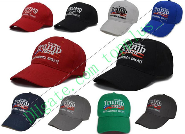 10 types American Presidential President Trump Camouflage Baseball Cap trump2020 Hat Embroidery Print Baseball Cap