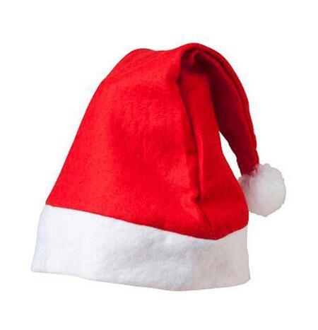 Christmas Santa Claus Hats Red And White Cap Party Hats For Santa Claus Costume Christmas Decoration For Kids Adult Christmas Hat 888