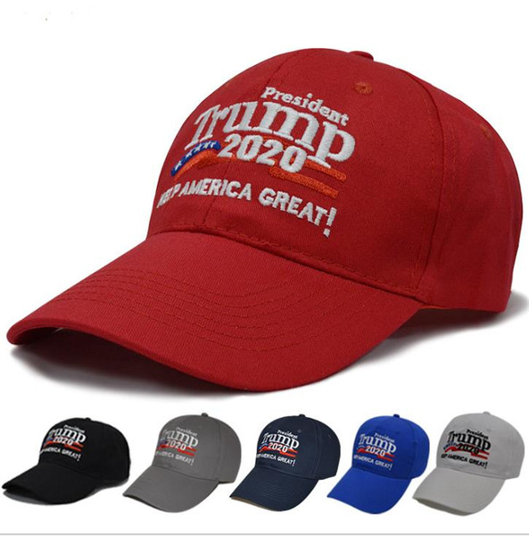 hot USA Spot Trump Dropshipping Sale US President Donald Trump Hats Custom Embroidered Trump2020 Hats in Camouflage Baseball Caps