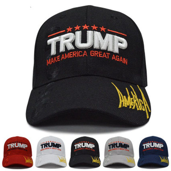 New Styles Donald Trump 2020 Baseball Cap Make America Great Again 3D Hat Embroidery President Trump Caps ZZA1399a 120pcs